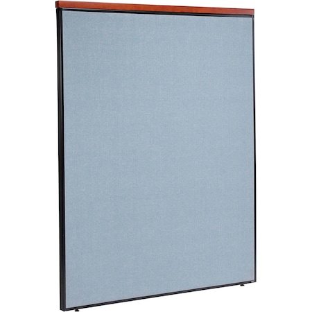 Interion By Global Industrial Interion Deluxe Office Partition Panel, 60-1/4inW x 97-1/2inH, Blue 695790DBL
